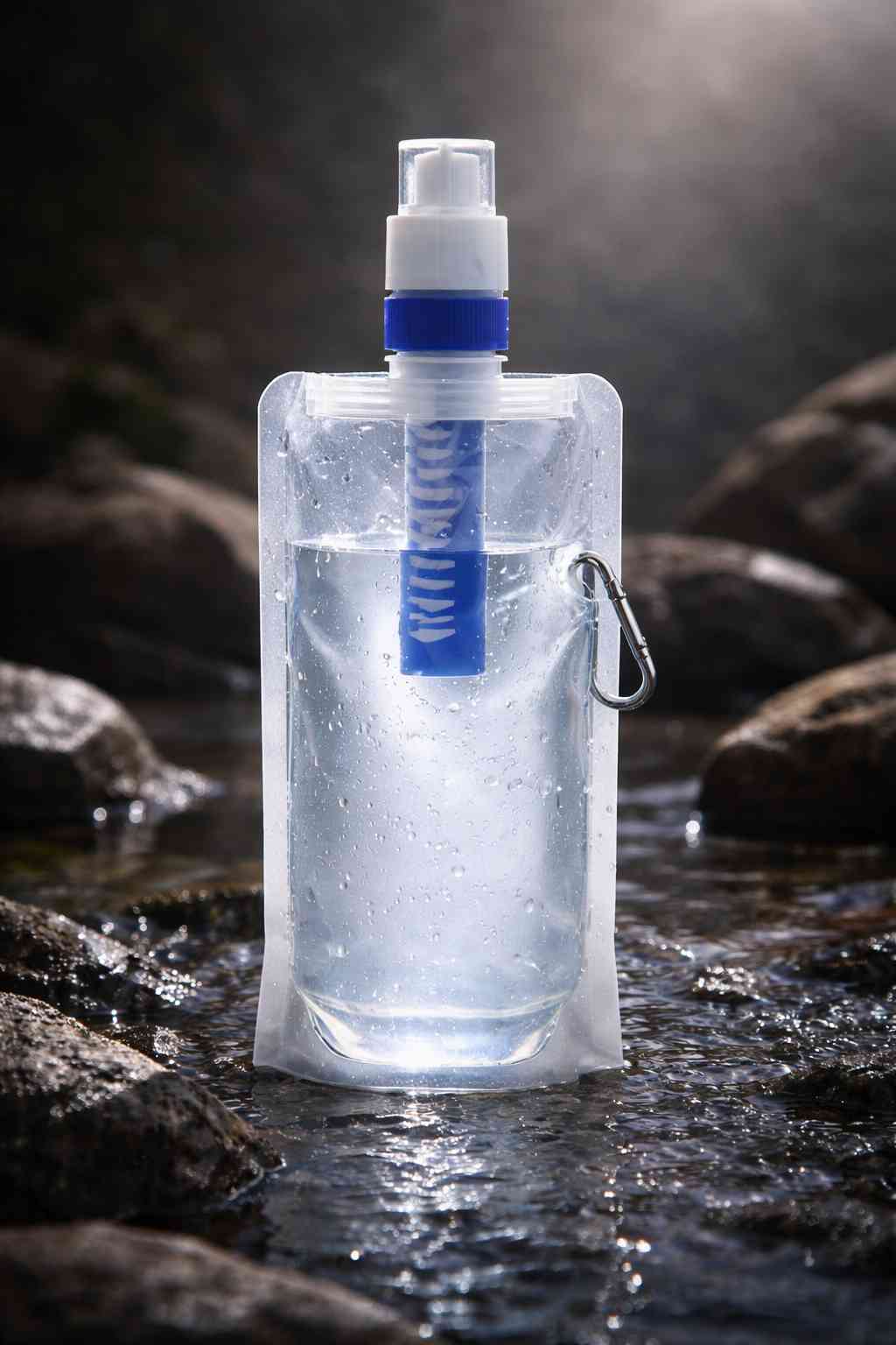 Sac filtrant portable – Eau potable instantanément, partout